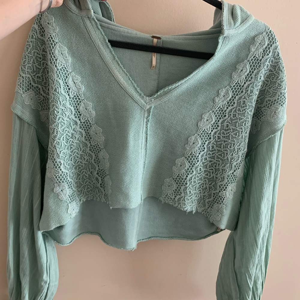 Free People Cropped Sweater